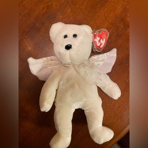 Beanie Babies Angel Baby PVC Filling New with Tags 2002